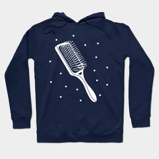 hair brush Hoodie by Wlaurence